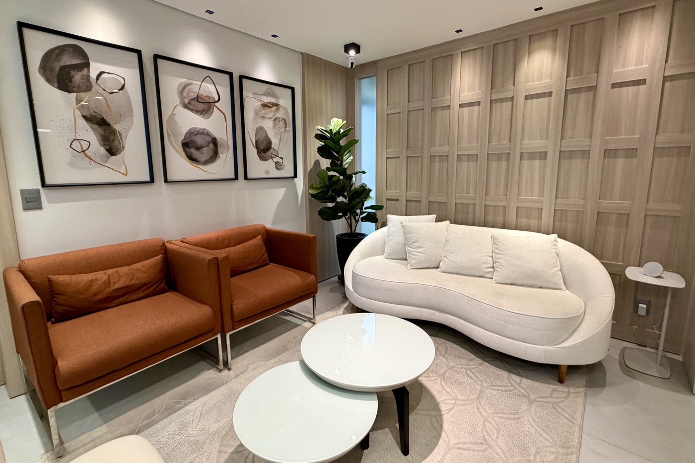 Sala de espera do consultório